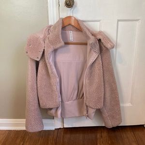 Alo Hooded Sherpa Jacket